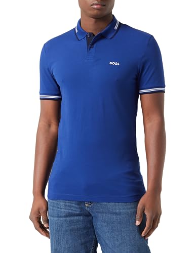 BOSS Herren Paul Polo, Dark Blue407, M EU von BOSS