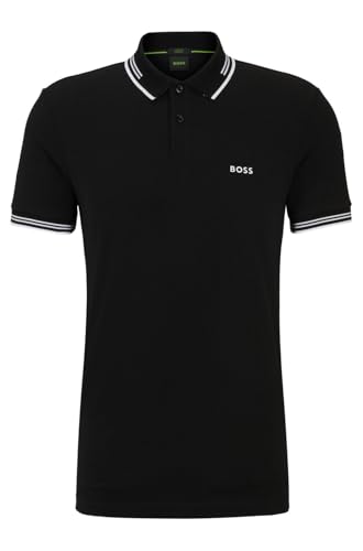 BOSS Herren Paul Polo, Black1, XXL EU von BOSS