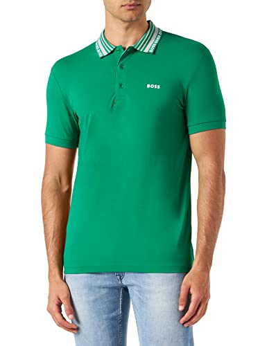 BOSS Herren Paule Polo, Open Green342, L von BOSS