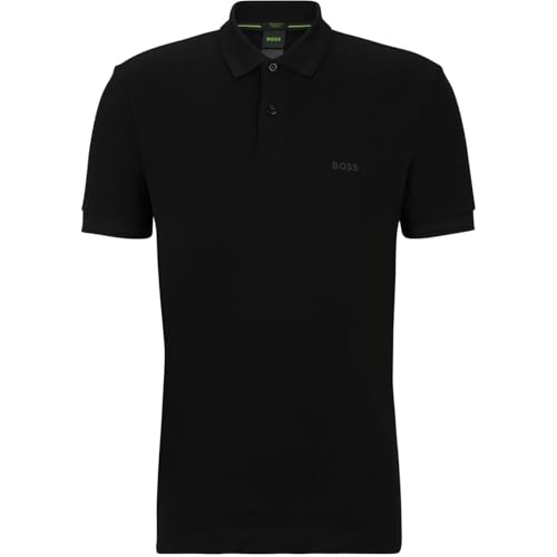 BOSS Herren Pio 1 Polo, Black1, L EU von BOSS