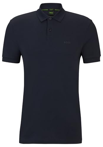 BOSS Herren Pio 1 Polo, Dark Blue402, XXL EU von BOSS