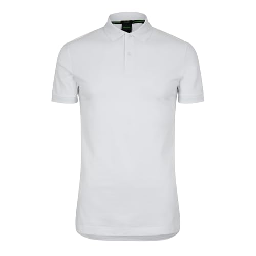 BOSS Herren Pio 1 Polo, White100, XXL EU von BOSS