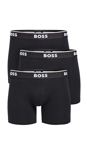 BOSS Herren Power Boxershorts mit Auffälligem Logo, 3er-Pack Retroshorts, Black Noir, XX-Large (2er BOSS Herren Power Boxershorts mit Auffälligem Logo, 3er-Pack Retroshorts, Black Noir, XX-Large (2er von BOSS