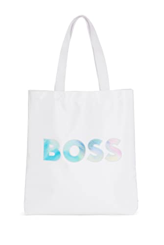 BOSS Herren Pride_tote Tote Bag, White100, Einheitsgröße EU von BOSS
