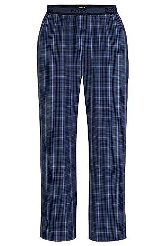 BOSS Herren Pyjamahose Schlafanzughose Schlafhose Nightwear Urban Pants, Farbe:Blau, Artikel:-475 Blue, Größe:L von BOSS