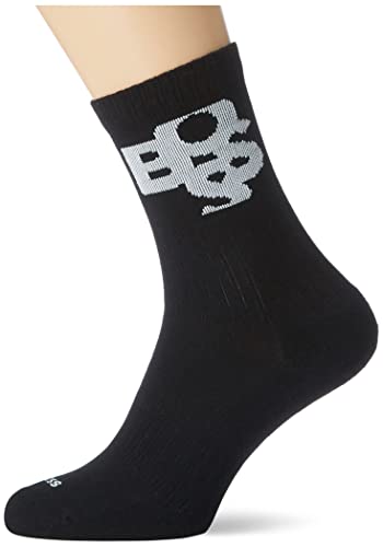 BOSS Herren QS Rib Boxed CC Sneakersocken, Black1, 39-42 von BOSS