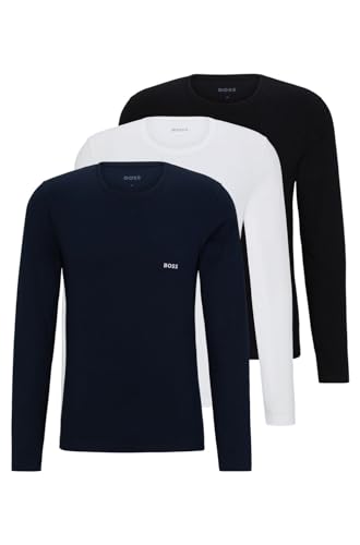 BOSS Herren Lsshirtrn 3p Classic UNDERW_Longsleeve, 990 Open Miscellaneous, XXL EU von BOSS