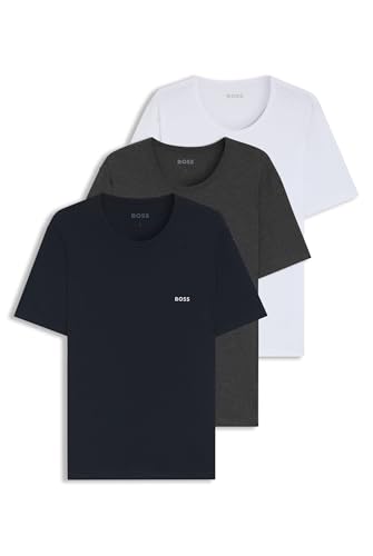 BOSS Herren R-Neck T-Shirt, 3er Pack Classic, Assorted 961, M, Open Miscellaneous 961 von HUGO BOSS