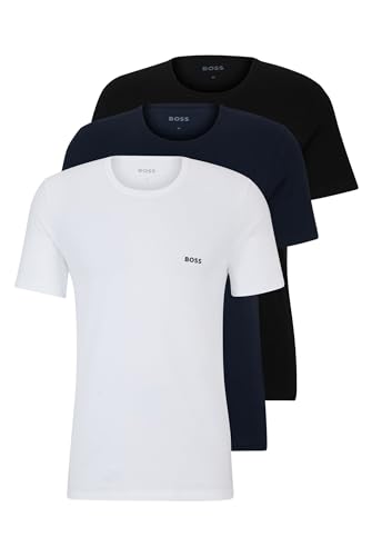 BOSS Herren R-Neck T-Shirt, 3er Pack Classic, Assorted 984, XL von BOSS