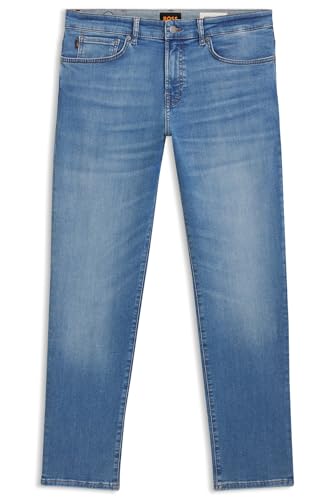 BOSS Herren RE.Maine BO Maine Regular-Fit Jeans aus indigoblauem Stretch-Denim Blau 31/32 von BOSS