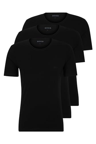 BOSS Herren, T-Shirt, New - Black1, M von HUGO BOSS