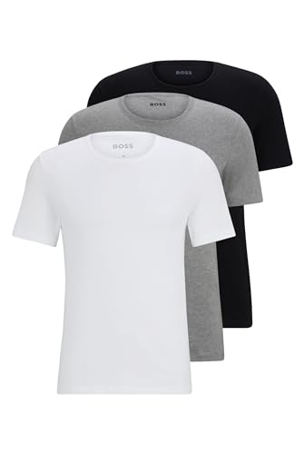 BOSS Herren R-Neck T-Shirt, 3er Pack Classic, Assorted 999, XXL von BOSS