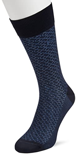 BOSS Herren RS Minipattern MC Herrensocken, Dark Blue401, 39-42 von BOSS