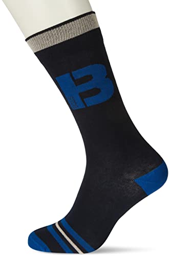 BOSS Herren RS Placed B CC Herrensocken, Dark Blue401, 39-42 von BOSS