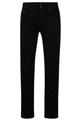 BOSS Herren Re.Maine BC-C Maine Schwarze Regular-Fit Jeans aus bequemem Stretch-Denim Schwarz003 32/32 BOSS Herren Re.Maine BC-C Maine Schwarze Regular-Fit Jeans aus bequemem Stretch-Denim Schwarz003 32/32 von BOSS