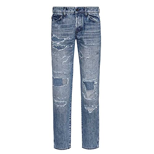 BOSS Herren Re.maine Bc-bf Jeans Trousers, Turquoise/Aqua447, 33W / 32L EU von BOSS