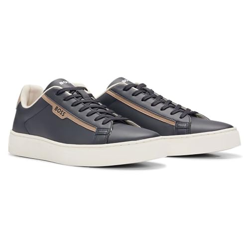 BOSS Herren Rhys_Tenn_pusdth Tennis, Dark Blue, 40 EU von BOSS