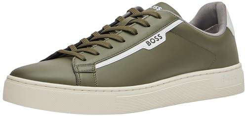 BOSS Herren Rhys_Tenn_pusdth Tennis, Dark Green, 39 EU von BOSS