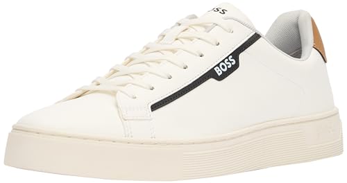 BOSS Herren Rhys_Tenn_pusdth Tennis, Open White, 41 EU von BOSS