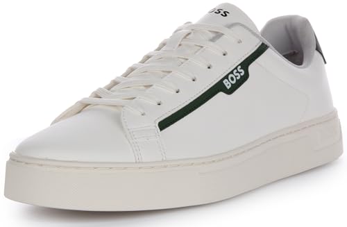 BOSS Herren Rhys_Tenn_pusdth Tennis, Open White, 42 EU von BOSS