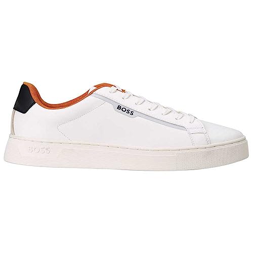 BOSS Herren Rhys_Tenn_pusdth Tennis, Open White, 45 EU von BOSS