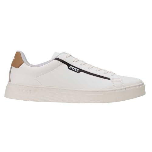 BOSS Herren Rhys_Tenn_pusdth Tennis, Open White, 45 EU von BOSS