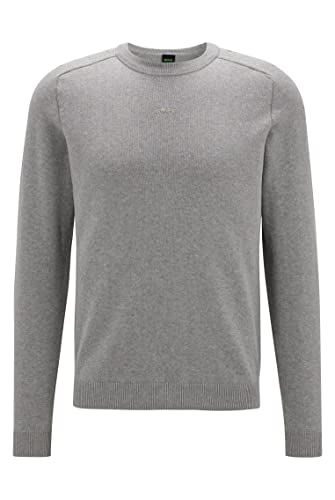 BOSS Men's Roldi Knitwear, Light/Pastel Grey, XL von BOSS