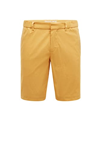 BOSS Herren S Liem Slim-Fit Shorts aus Baumwoll-Mix mit mittlerer Bundhöhe Gold 58 von BOSS