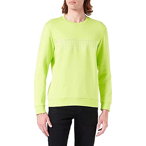 BOSS Herren Salbo 1 10236288 01 Sweatshirt, Bright Green325, M von BOSS