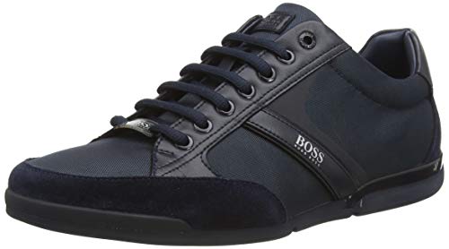 BOSS Herren Saturn Lowp Lowtop Sneakers mit speziellem Innenfutter Größe 40 von BOSS