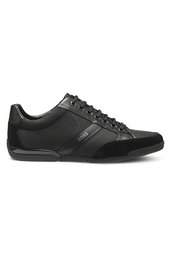 BOSS Men Saturn_Lowp_mx A_N Sneaker Black 48 EU von BOSS