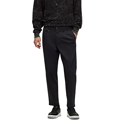 BOSS Herren Schino-Shyne Trousers Flat Packed, Black1, 38W / 30L EU von BOSS