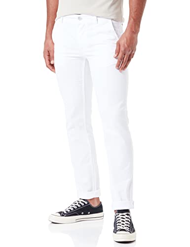 BOSS Herren Schino-Slim D Hose, White100, 42W / 34L von BOSS