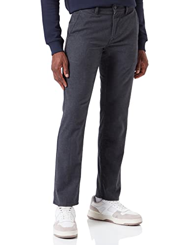 BOSS Herren Schino-Slim Melierte Slim-Fit Hose aus elastischem Baumwoll-Twill Hellgrau 30/32 von BOSS