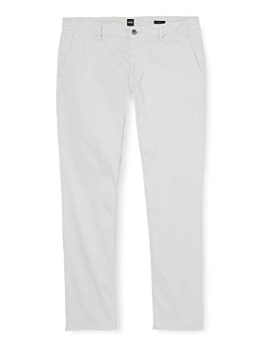 BOSS Herren Schino-slim D Hose, Silber (Silver 43), 34W 32L EU von BOSS