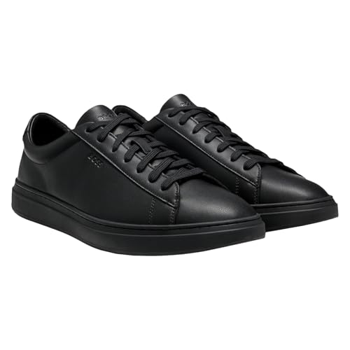BOSS Herren Schuhe Schnürschuhe Freizeitschuhe Sneaker Kieran Tenn allt, Farbe:Schwarz, Schuhgröße:EUR 42, Artikel:-005 Black von BOSS
