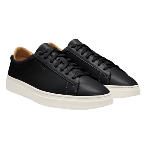 BOSS Herren Schuhe Schnürschuhe Freizeitschuhe Sneaker Kieran Tenn allt, Farbe:Schwarz, Schuhgröße:EUR 43, Artikel:-001 Black von BOSS