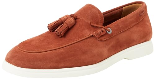 BOSS Herren Sienne_Mocc_sdnp Loafer, Open Brown248, 44 EU von BOSS