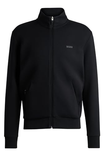 BOSS Herren Skaz Sweatshirt, Black1, XXL von BOSS