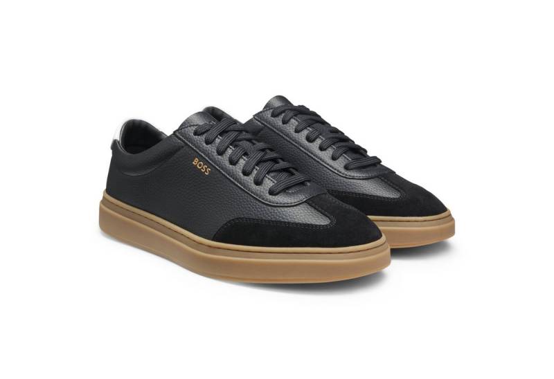 BOSS Herren Sneaker Leder Kieran Tenn sdgral Sneaker von BOSS
