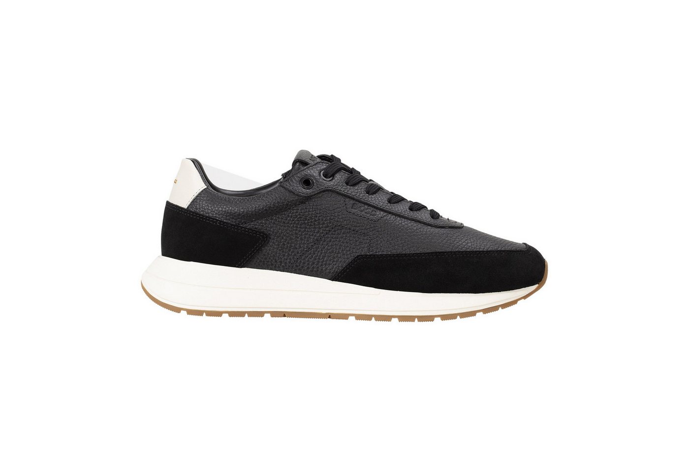 BOSS Herren Sneaker Leder Vinston Runn dsgrlt Sneaker von BOSS