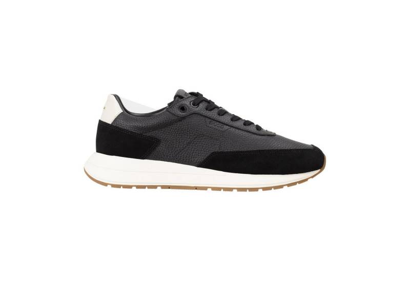 BOSS Herren Sneaker Leder Vinston Runn dsgrlt Sneaker von BOSS