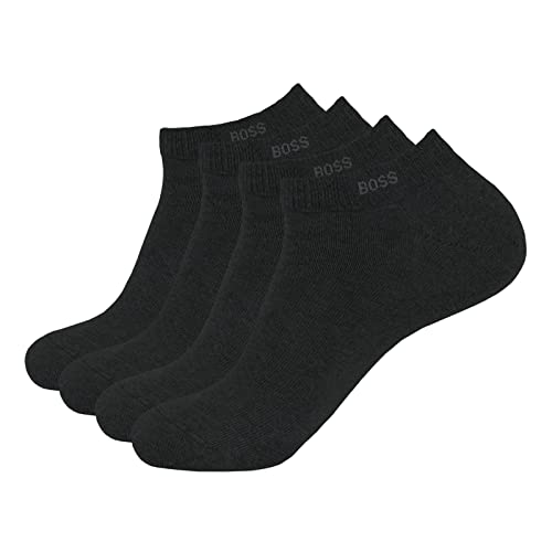 BOSS Herren Sneaker Socken Business Socks AS Uni CC 2 Paar, Farbe:Grau, Größe:39-42, Artikel:-012 charcoal von BOSS