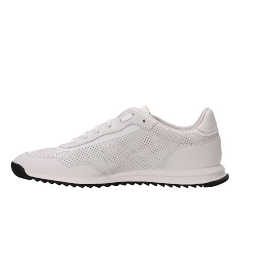 BOSS Herren Sneaker Zayn_Lowp_ltpf, White, 46 EU / 12 UK von BOSS