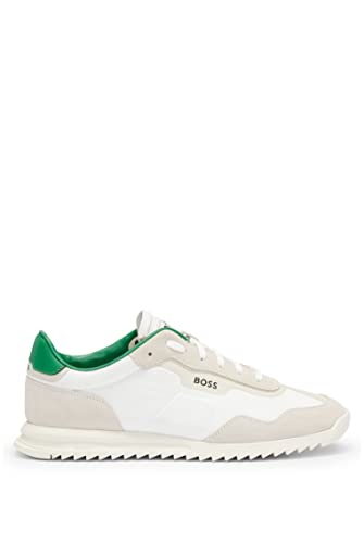 BOSS Herren Sneaker Zayn_Lowp_nysd, Open White, 46 EU / 12 UK von BOSS