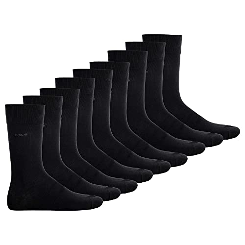 BOSS Herren Sock im Pack - Finest Soft Cotton, Threepack RS Uni CC Schwarz 39-42 9er Pack (3x3P) von BOSS