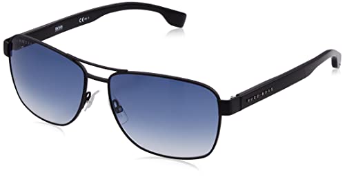 BOSS Hugo Unisex 1240/s Sunglasses, 003/08 MATT Black, 60 von HUGO BOSS