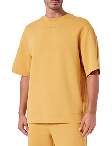 BOSS Herren Sover Short Sweatshirt, Gold714, S von BOSS