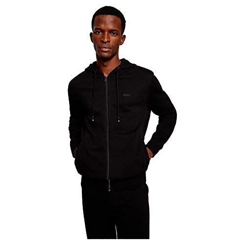 BOSS Herren Sweatjacke Seeger Schwarz Large von BOSS