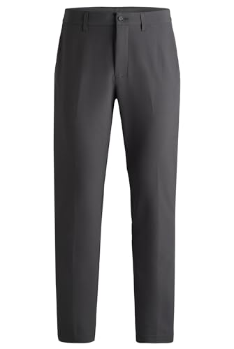 BOSS Herren T Commuter-Reg Regular-Fit Hose aus wasserabweisendem Stretch-Gewebe Dunkelgrau 54 BOSS Herren T Commuter-Reg Regular-Fit Hose aus wasserabweisendem Stretch-Gewebe Dunkelgrau 54 von BOSS